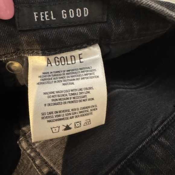 Agolde Pinch Waist Skinny Jeans Grey High Rise Stretch Denim Womens Size 27 B467 - Picture 8 of 16